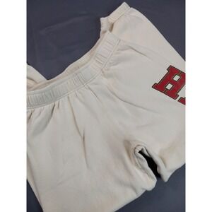 Harvard University Sweatpants Cream Mens Unisex Size M Officially Licensed